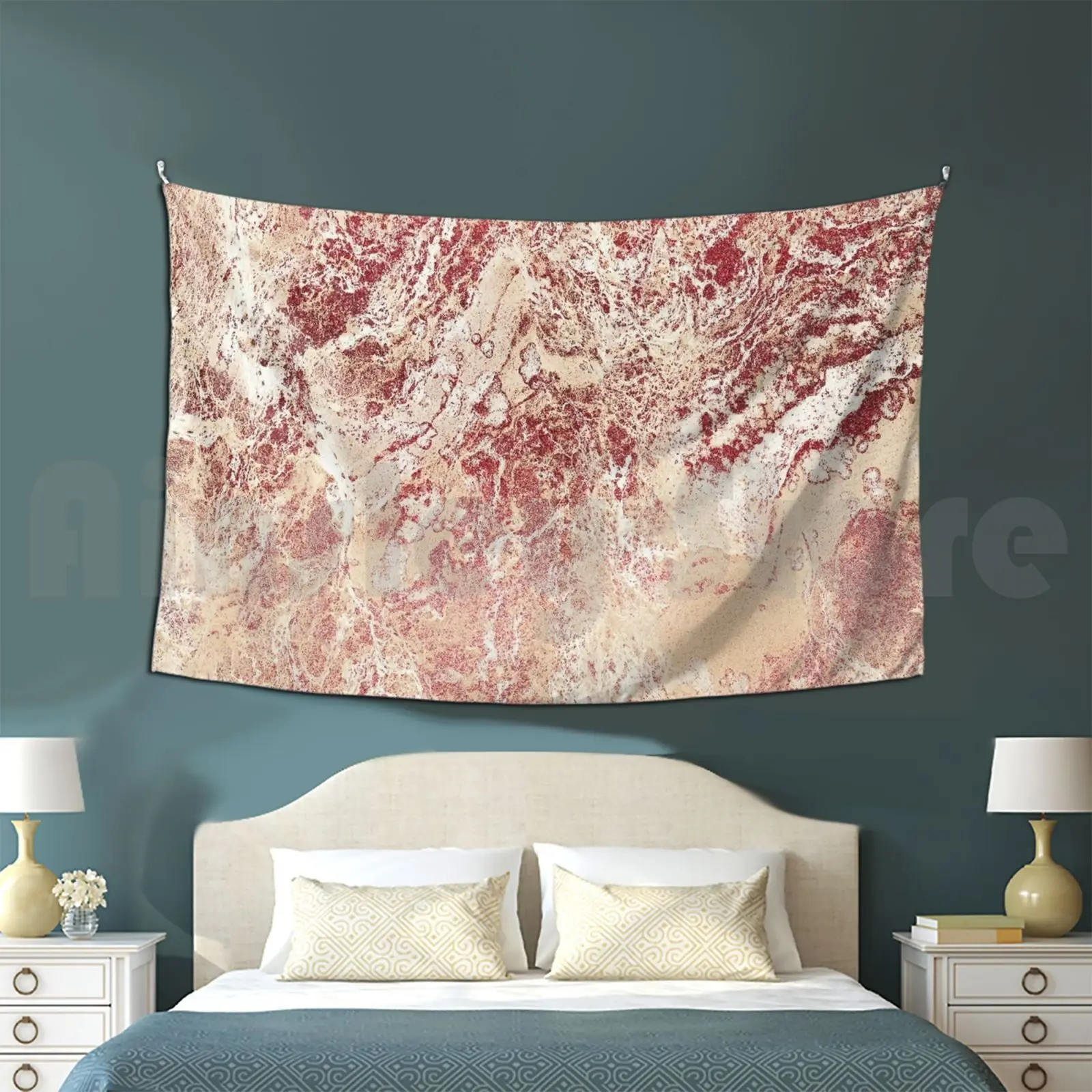 Rose Gold Glitter Effect Marble By Moose Disco Tapestry Living Room Bedroom Moose Disco Moosedisco Rose Marble