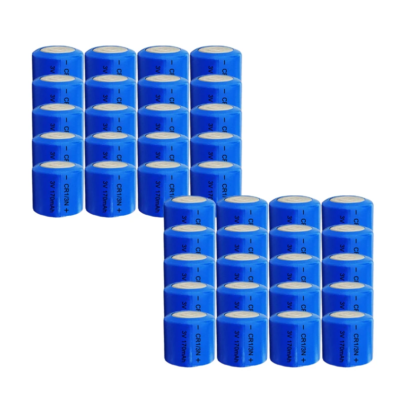 40PCS CR1/3N DL1/3N 3V primary Lithium battery DL1/3N CR-1/3N 1/3N CR13N 13N CR13 for Camera Locator batteries