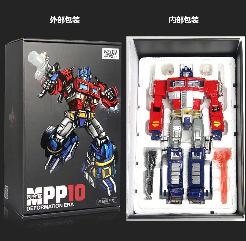 

WEI JIANG Transformation robot metal Alloy OP MPP10 M01 Commander Oversize AOE Evasion weijiang Action Figure