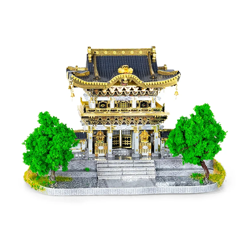 MMZ MODEL IRON STAR 3D Metal Puzzle Nikko Tosho-gu Shrine Japan Assembly Model Kit DIY 3D Laser Cut Jigsaw Puzzle Toys