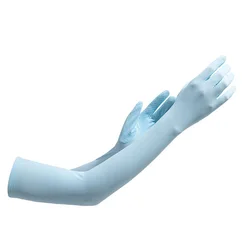 Gants de Sport de plein air pour femmes, protection solaire UV, longs gants de cyclisme en soie glacée, dentelle, écran tactile antidérapant, Viscose, mitaine de conduite F6