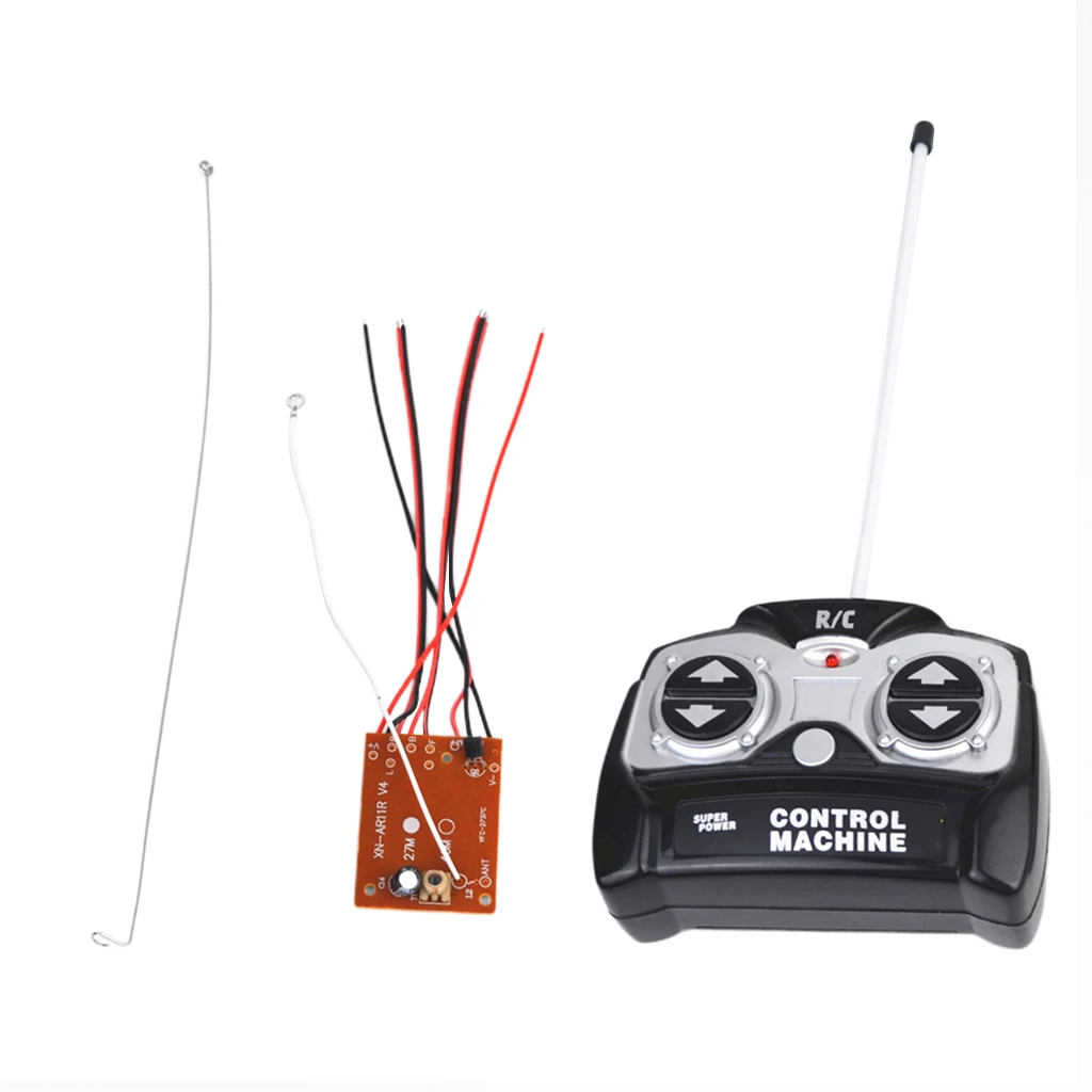 27MHZ Remote Control Circuit Board + Remote Control, RC Replacement Parts
