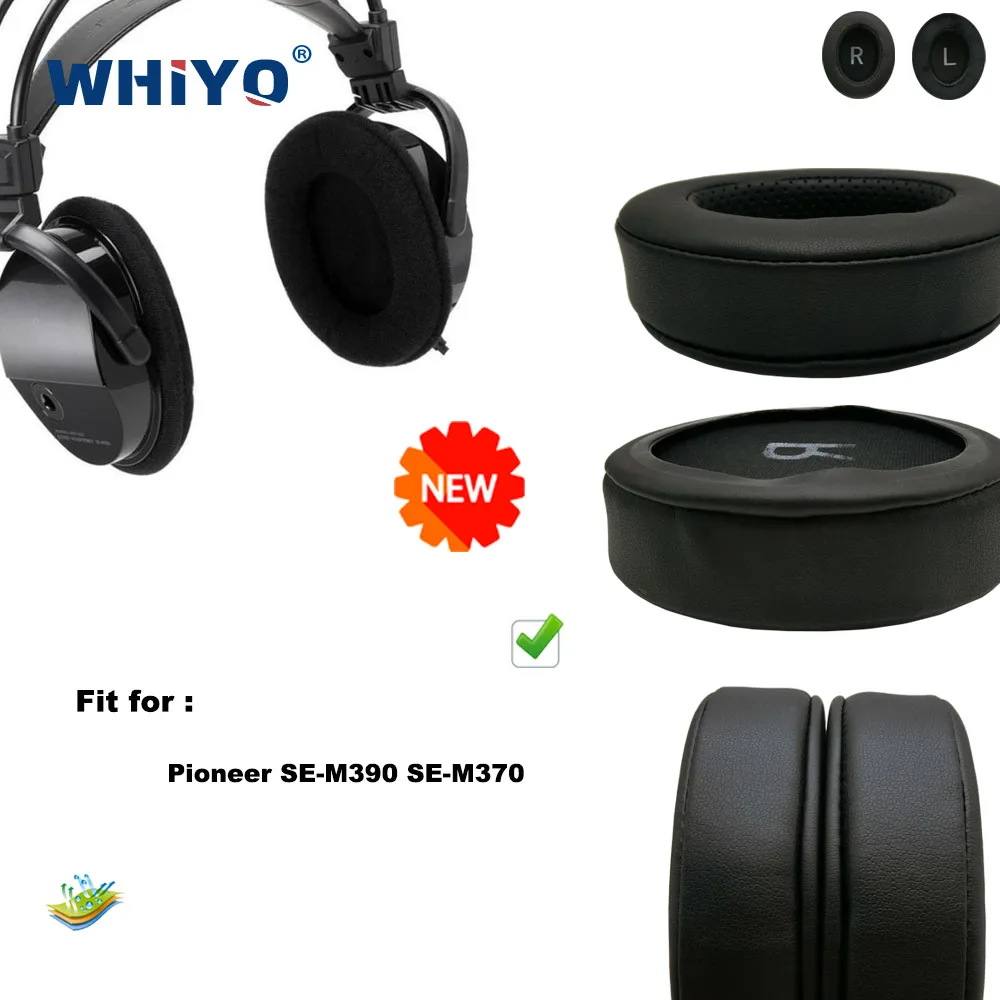 

Новые обновленные Сменные амбушюры для наушников Pioneer SE-M390, детали для наушников, Кожаная подушка, бархатные амбушюры, чехол для наушников
