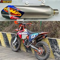 Titanium Alloy for KTM 250 350 450 500 EXC-F 2020 2021 2022 2023 EXC-F SX-F 2010-2019 Motorcycle Exhaust Muffler for Husqvarna