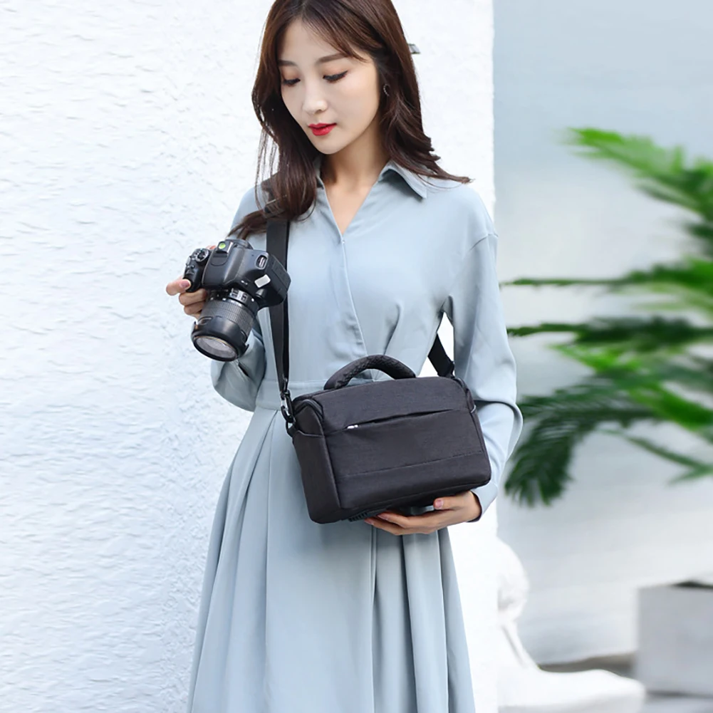 Camera Shoulder Bags Accessories Breathable Zipper DSLR Shoulder Camera Bag Outdoor Photography Pouch Camera Cases for