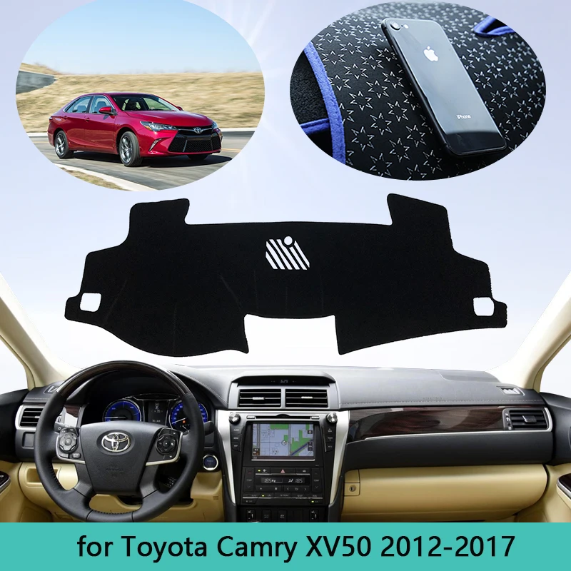 

for Toyota Camry 50 XV50 2012~2017 Anti-Slip Mat Dashboard Cover Pad Sunshade Dashmat Carpet Anti-dirty Car Accessories 2013