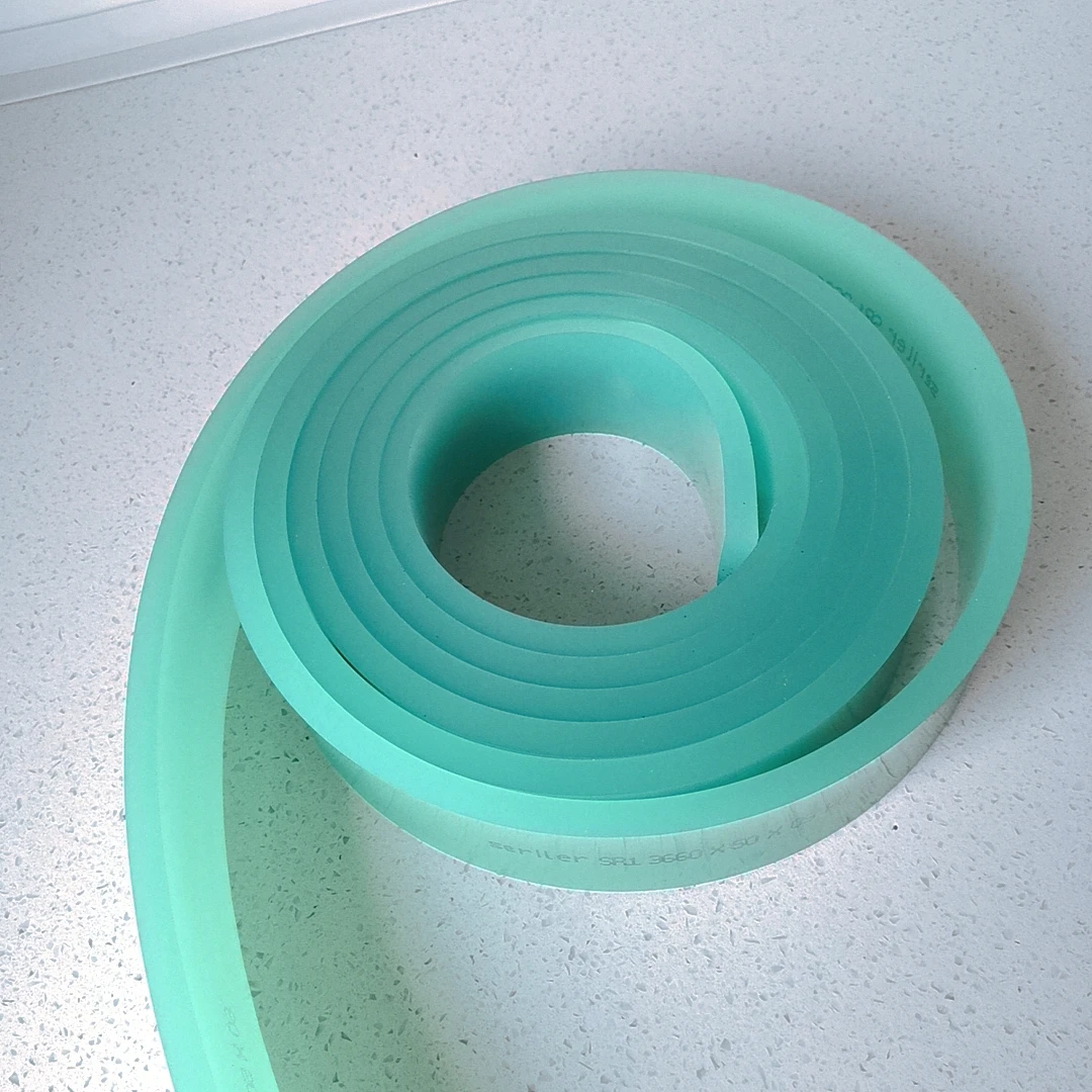 50mm*9mm*Choose Length High Quality 75A Durometer Screen Printing Squeegee Rubber Strip/Adhensive Tape