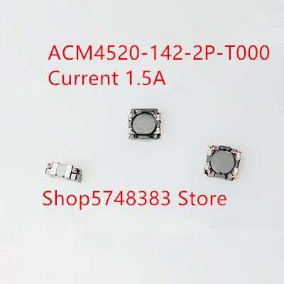 

10 шт./лот SMD индуктор общего режима acm4520-142-2p-t000 acm4520 фильтр общего режима 1,5a