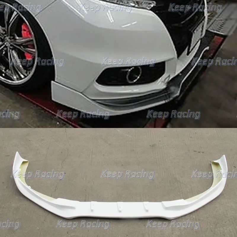 Fiberglass Front Lip Absolute Macchina Style For Honda Odyssey RC1 RC2 Fiber Glass Bumper Splitter FRP Under Diffuser Spoiler