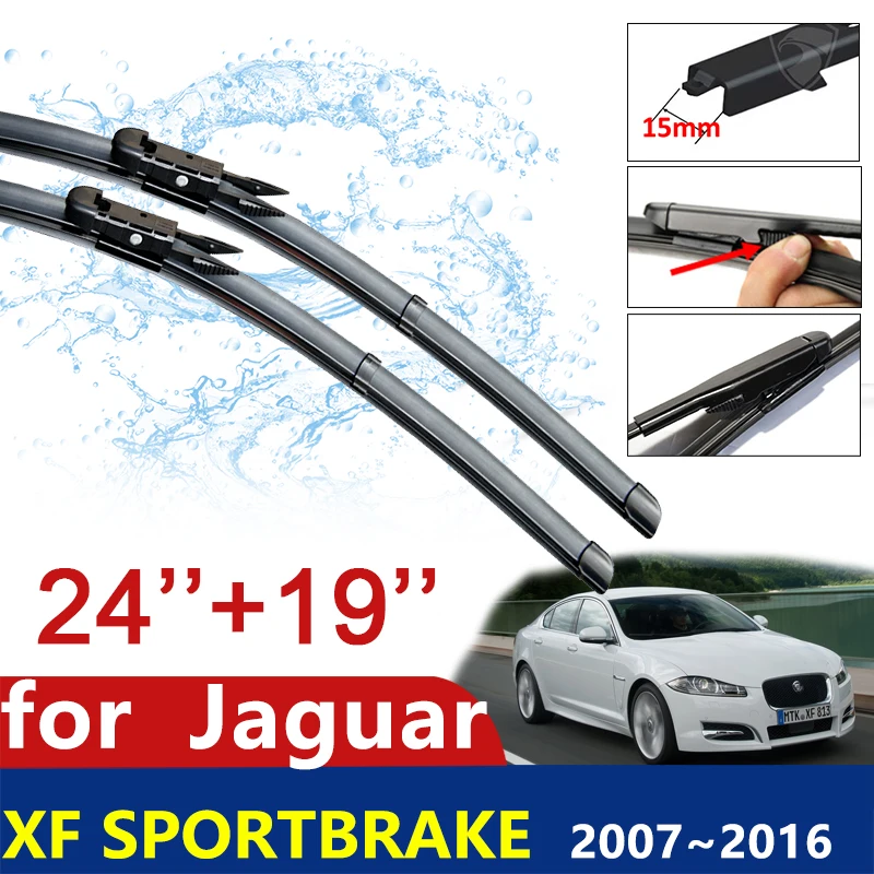 

for Jaguar XF Sportbrake 2007~2016 XF Car Wiper Blade Windshield Wipers Car Accessories 2008 2009 2010 2011 2012 2013 2014 2015