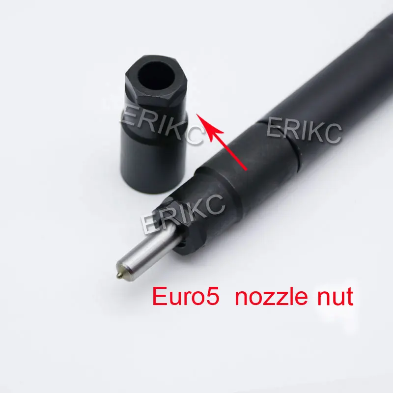 4pcs For Delphi EURO 5 Nozzle Cap Nut Assy E1023007 Fuel Common Rail Injector Nozzle Cap Solenoid Nut, Pump Injector Nozzle Cup