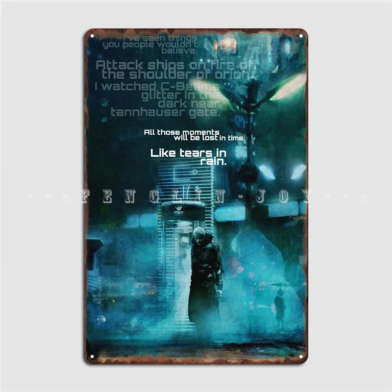 Blade Runner 2049 Poster Metal Plaque Cinema Kitchen Plaques Party Vintage Tin Sign Posters