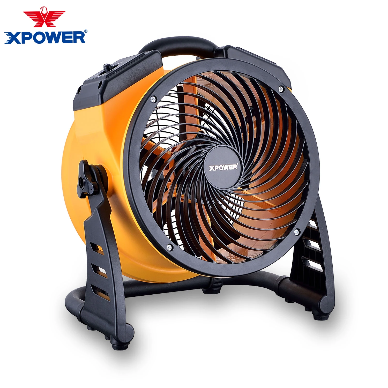 XPOWER 360 ° rotating Industrial Fan Office Air Blower Electric Air Axial Fan Carpet Dryer Floor Blower Utility Air Circulator