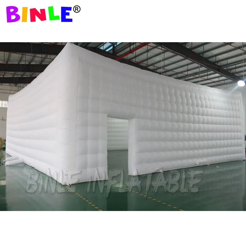 Magnificent white blow up giant square inflatable cube tent,event display cubic marquee,cabinet lawn tent for Grand banquet