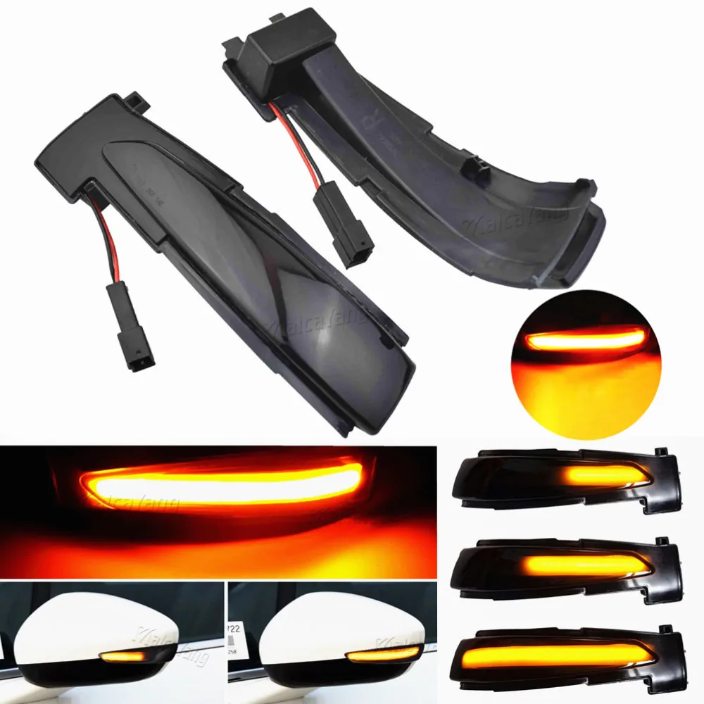 Динамический указатель поворота для Citroen DS5 C4 Grand Picasso II 2013-2017 для Peugeot 508 SW 2010-2017