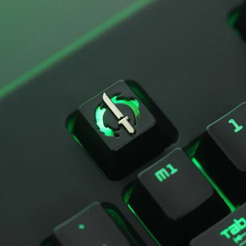 1PC 3D Relief Zinc-Alloy Artisan Keycap For Mechanical Keyboard - Cherry MX Compatible - R4 Profile - Custom Gaming Keycap