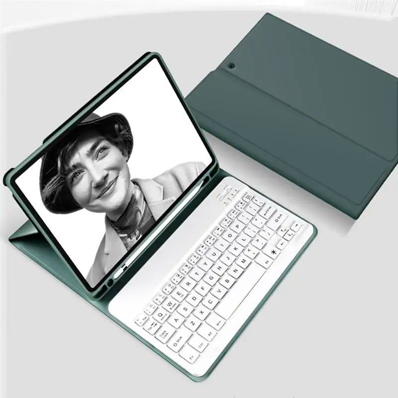 

Keyboard For iPad 10.2 2019 Case with Keyboard Pencil Holder Detachable Bluetooth Keyboard cover For iPad 7th Gen Case