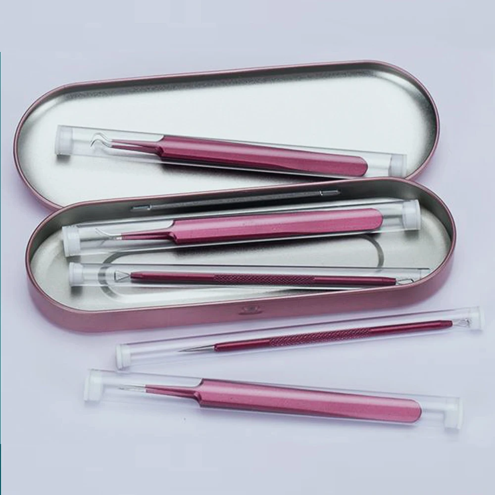 Инструмент для ухода за кожей из нержавеющей стали, средство для чистки лица, экстрактор черных точек, средство для удаления комедонов