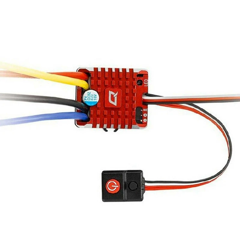 Hobbywing QuicRun 1080 Waterproof Brushed 80A/60A ESC + Program Card For Crawler