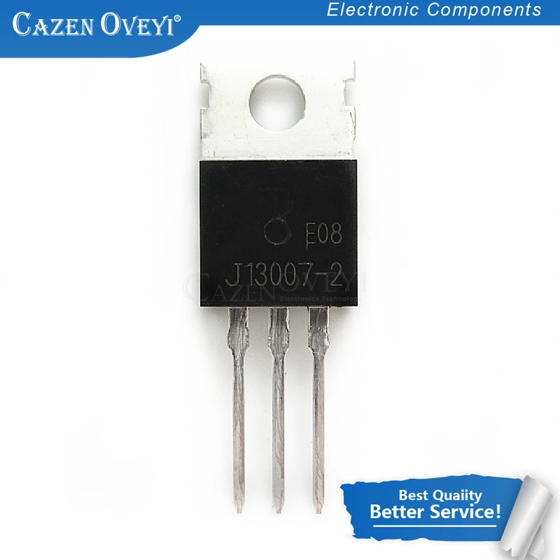 10pcs/lot FJP13007 TO220 MJE13007 J13007 J13007-2 E13007 Transistor In Stock