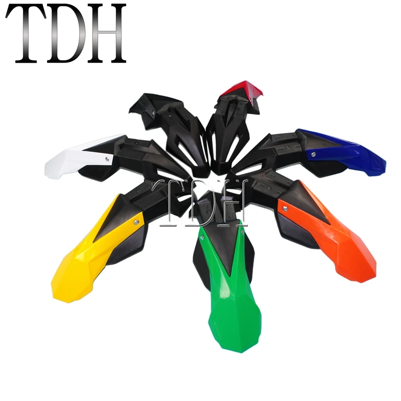 Supermoto Evo Front Fender MX Enduro 14 Colors Dirt Bike Mudguard For Honda Kawasaki CRF XR KLX KXF CRF CRL EXC 250 350 450