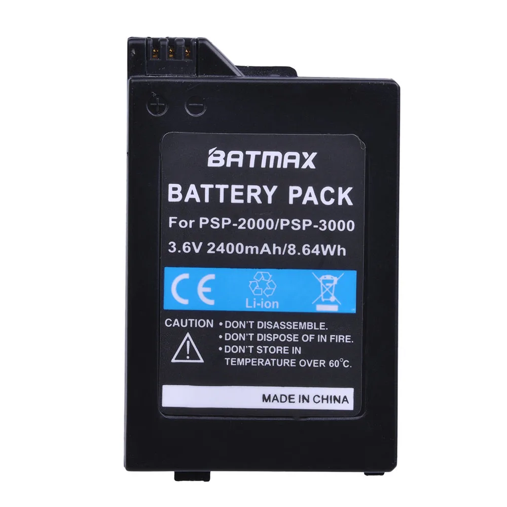 Batmax PSP-2000 Battery+LED Fast Dual Charger for Sony PSP2000 PSP3000 PSP 2000 3000 Gamepad for PlayStation Portable Controller