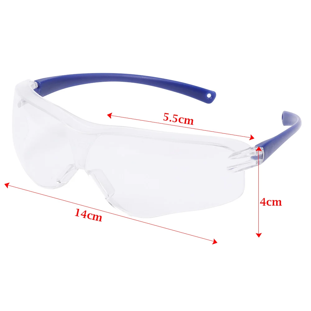 1pcs Clear Safety Goggle Transparent Protective Glasses 3M Workplace Eyewear PC Anti-Splash Anti-UV Windproof Lens High Quality