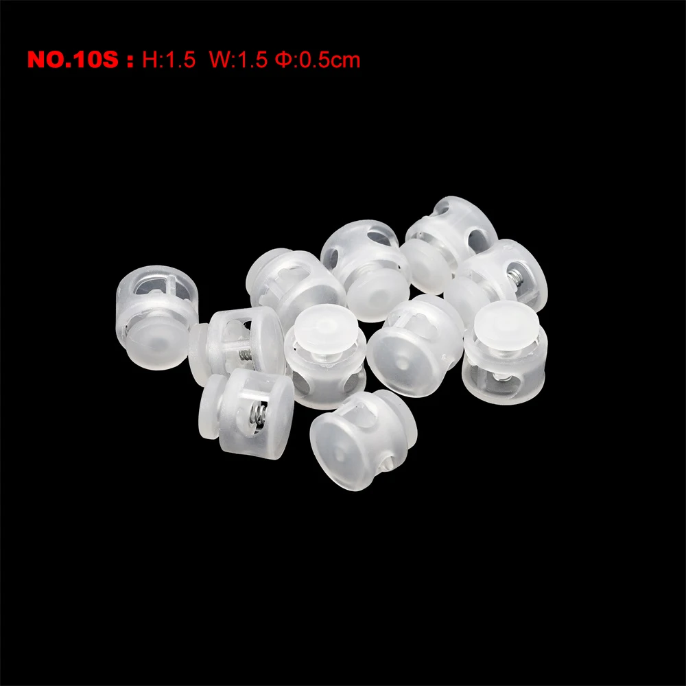 10pcs Cord Lock Plastic Stopper for DIY Jewellery Making