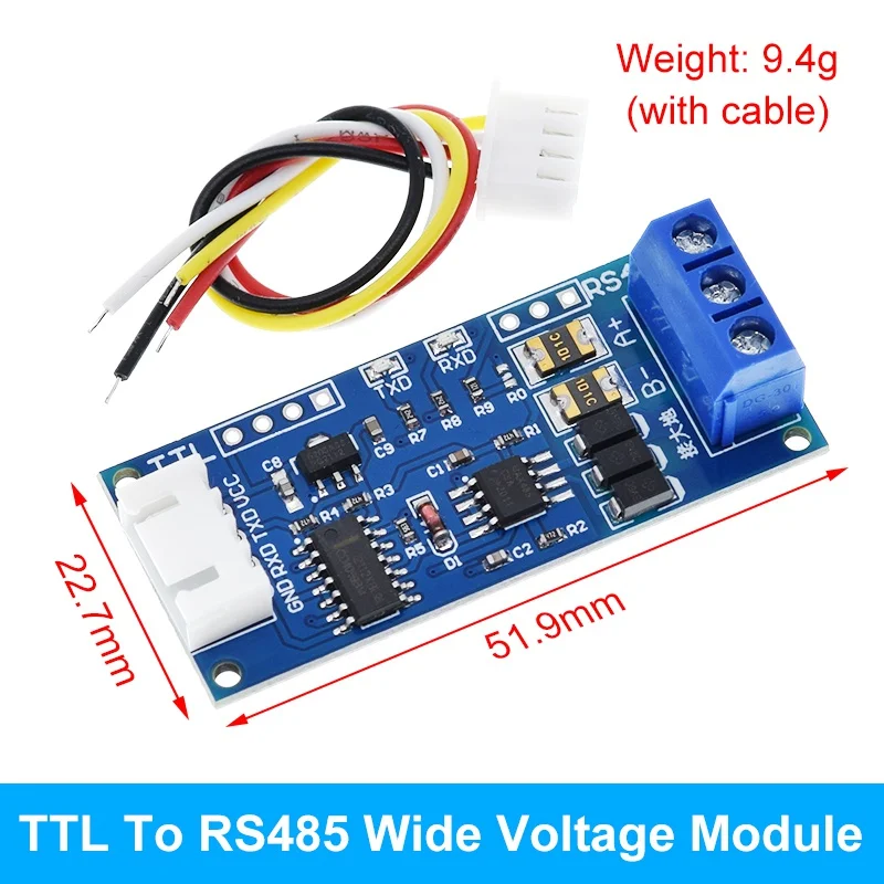 TZT TTL Turn To RS485 Module Hardware Automatisches Flow Control Modul Serielles UART Level Gegenseitige Konvertierung Stromversorgungsmodul – Detail 25
