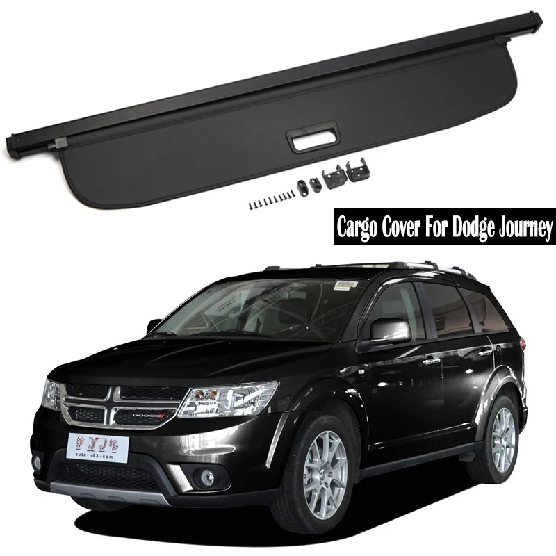 

Rear Cargo Cover For Dodge Journey Caliber 2017 2018 2019 2020 2021 privacy Trunk Screen Security Shield shade Auto Accessories