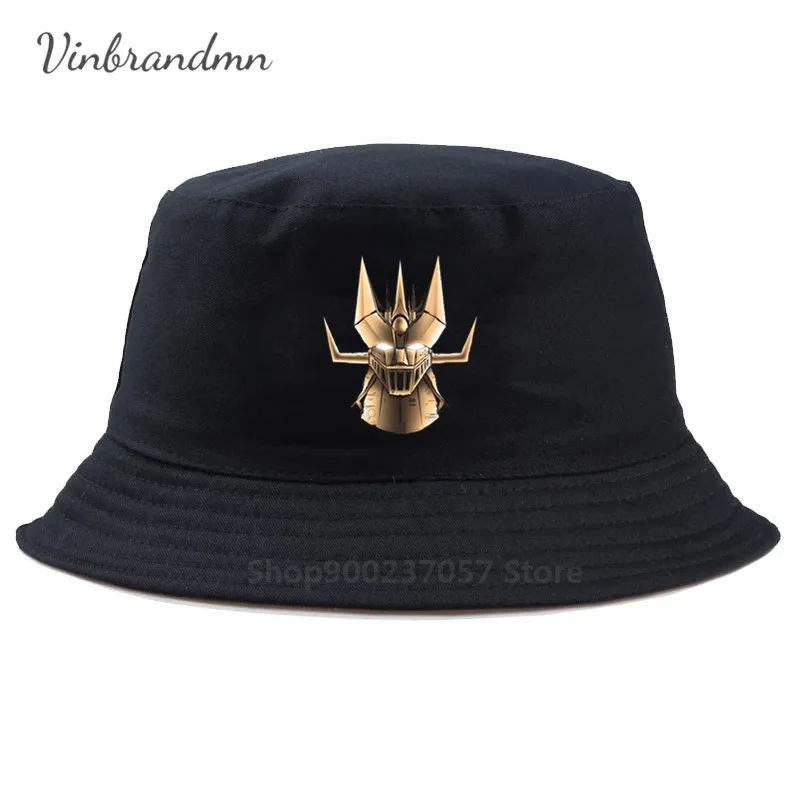 Great Anime Gold Limited Edition Mazinger Z Fisherman Hat Majinga Zetto Japan Manga Super UFO Robot Panama Bucket Hat