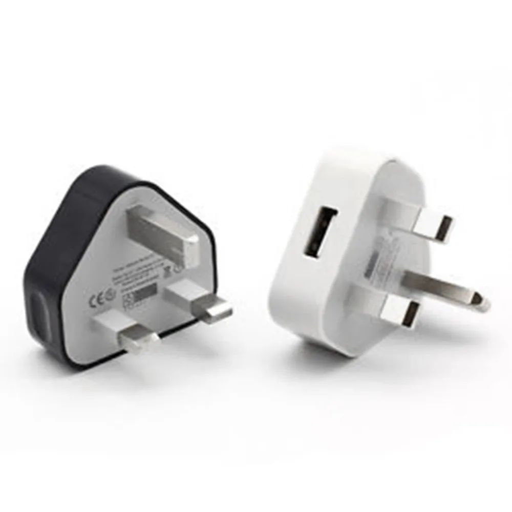 المملكة المتحدة التوصيل 3 دبوس USB محول القابس شاحن قابس طاقة مقبس الحائط منافذ USB للهواتف أقراص أجهزة قابلة للشحن للسفر المنزل