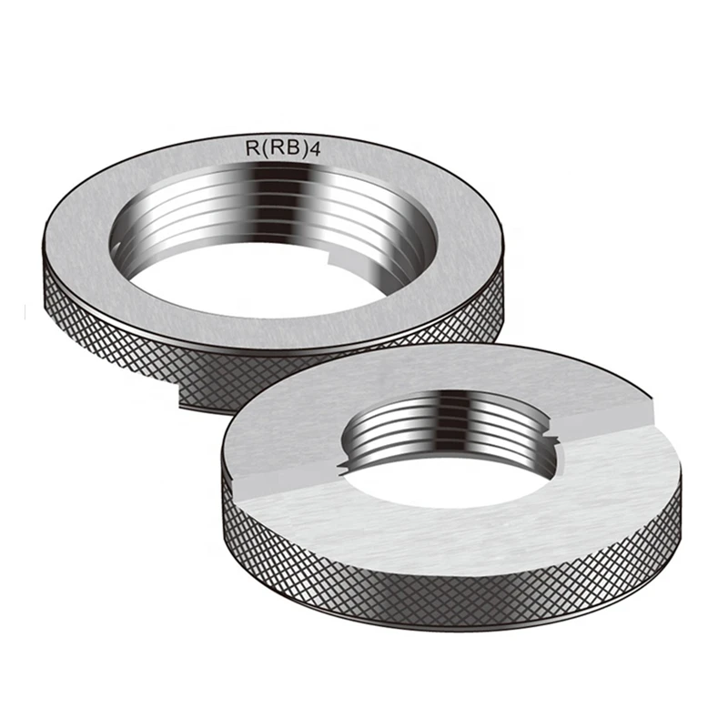 RB1/8 1/4 3/8 1/2 3/4 1 2 3 4 polegadas medidor de anel de plugue de rosca tubo cônico parafuso plug anel O calibre go nogo calibre