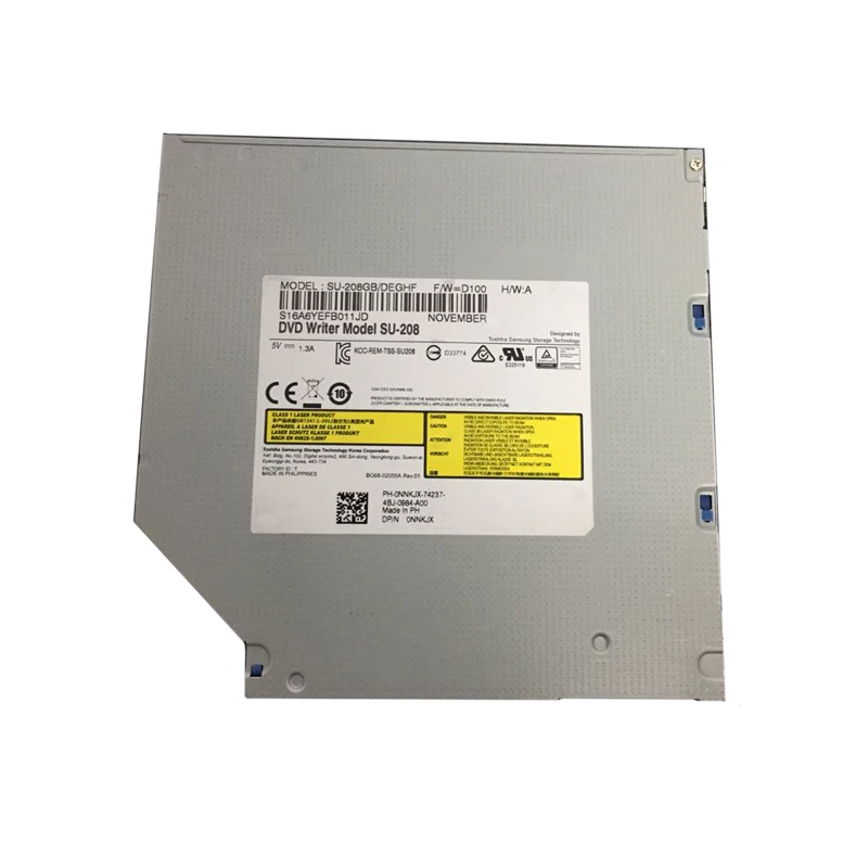 9.5mm SATA Laptop Internal Optical Drive Dual Layer 8X DVD RW Burner 24X CD-R Writer For TS-U633 SU-208BB SU-208FB SU-208GB