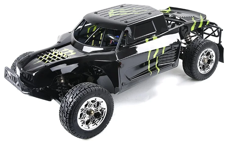 Rovan LT Short Course Truck or SLT Buggy Chrome Rims and Beadlocks fit LOSI 5IVE-T