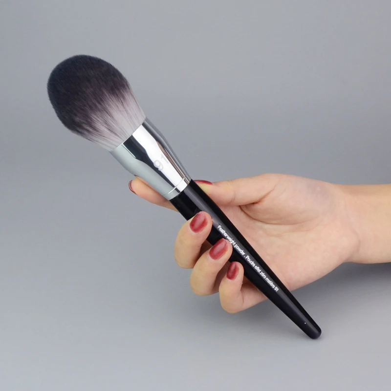 1 pz Pennello per fard professionale Pennello per cipria super morbido grande e soffice Pennello per cipria Strumenti per trucco Pennello per cipria Pennelli per trucco