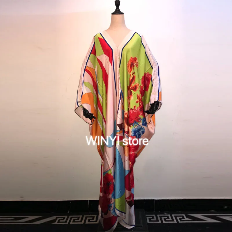 Fashion Women Sexy Boho Summer Casual Chiffon Floral Evening Party Beach Long Maxi Dress