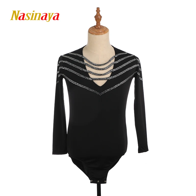 Nasinaya Men's Figure Skating Competition Training Performance Costume Leotard Children's Patinaje Gymnastics