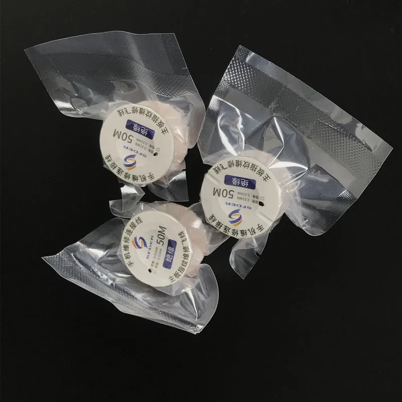 0.01MM 50M Copper PCB Soldering Wire Maintenance Jump Line For Cell Phone / Pad Board Welding Repair Tools