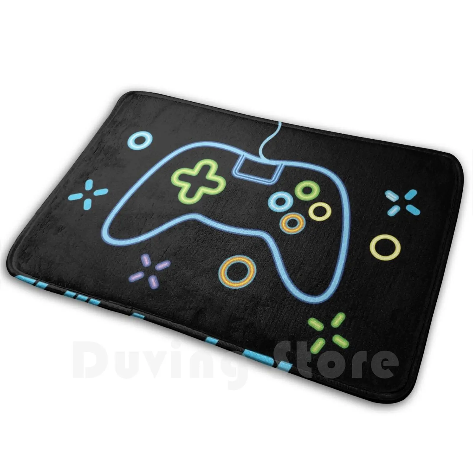 Chill And Play Carpet Carpet Gaming Gamer Games Geek Nerd Game Neon Game Gamer Guy Arcade Dice Rpg