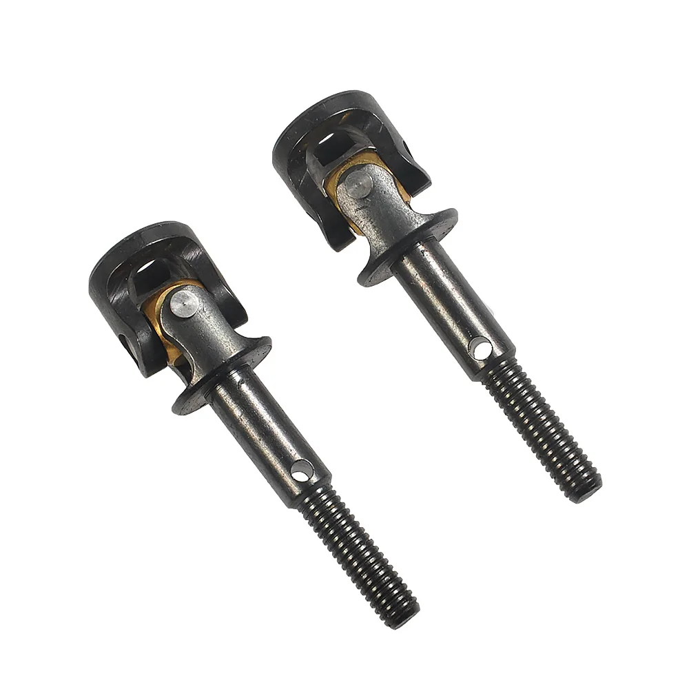 AXSPEED 2Pcs Metal Steel Front Rear Axle CVD Drive Shaft for D90 II 1/10 RC Crawler Car Model Upgrade Parts