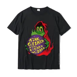 Camisetas de algodón con estampado de Mago para hombre, playeras de King Funny Gizzard The Lizard, regalo Premium