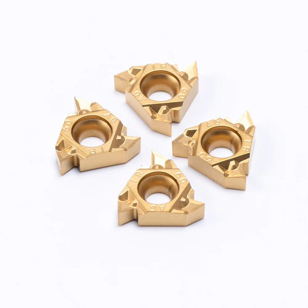 MMT22ER AG60 US735 utensile per tornitura di filetti di alta qualità CNC MMT 22ER tornio inserto in metallo duro strumento lama in lega dura 10 pz