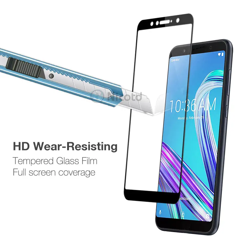 Tempered Glass For ASUS Zenfone Max M1 M2 ZB602KL ZB601KL ZB631KL ZB633KL Protective Glass For ASUS ZB555KL ZB570TL ZA550KL Film