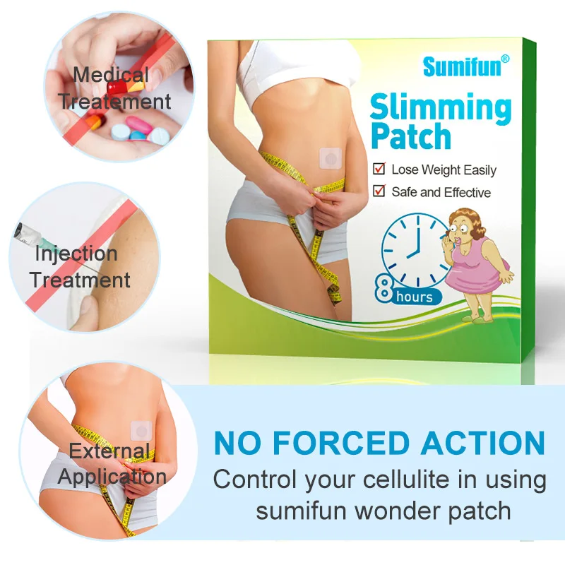 20Pcs Sumifun Chinese Herbal Natural Weight Loss Sticker Fat Burning Losing Anti-Cellulite Slimming Patch Shaping Body Plaster