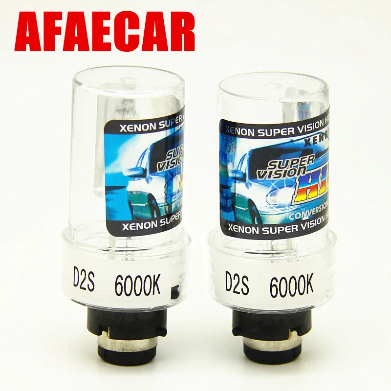 

AFAECAR 2 шт. 35 Вт HID ксеноновая лампа D2S 4300k 6000k D2S 8000k 10000k лампа