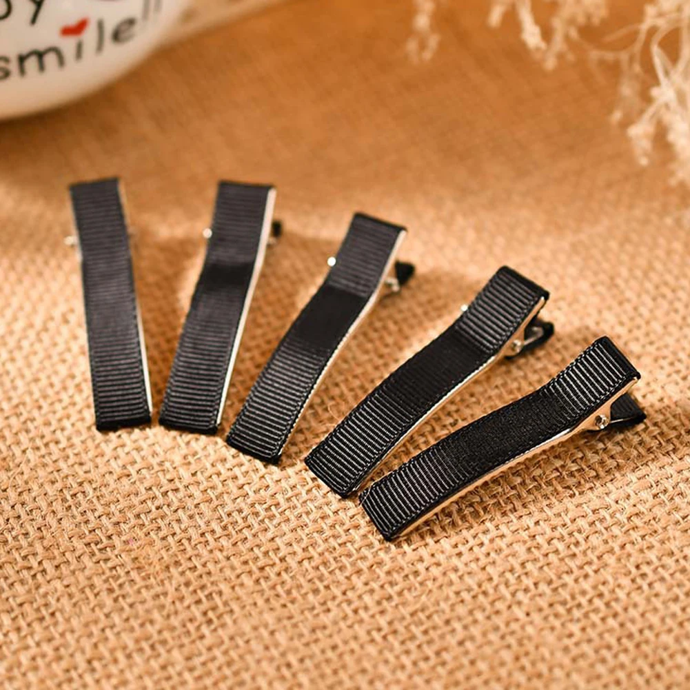 10PCS Ribbed Band Rambut Klip Hairbows Aksesoris Rambut Fashion Rambut Barrette Gadis Gigi Hairdryer Wanita Rambut Klip