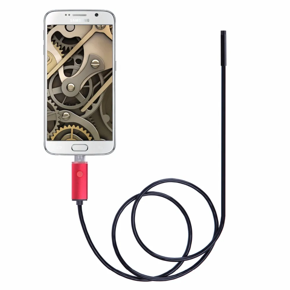 New 5.5mm 7mm 1M 2M USB Cable Waterproof 6LED Android Endoscope 1/9 CMOS Mini USB Endoscope Inspection Camera Borescope