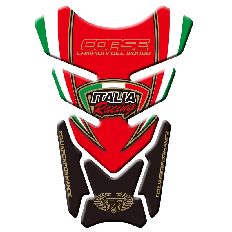 Motorcycle 3D Fuel Tank Pad Protective Stickers Decals For Ducati 998 996 748 916