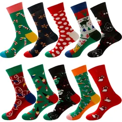 Cotton funny Socks Women  New 2020 cute Autumn Winter New Year Santa Claus Fruit Animal Fish Happy Socks  Christmas  socks